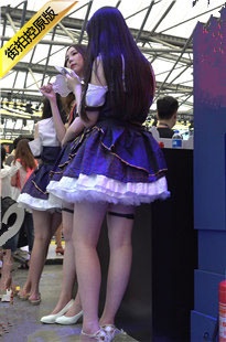 4K-2018CJ现场蓝色连衣短裙showgirl美女[1.42G/MP4]