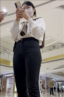 长腿紧身牛仔裤小妹KL010[1.41G]