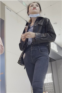 商场高挑黑牛仔紧屯JS327[1.17G]