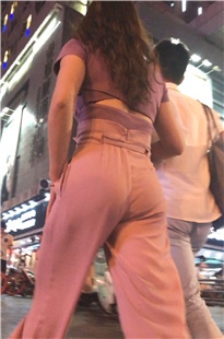 粉西裤大宽屯透内痕美女JS282[1.38G]