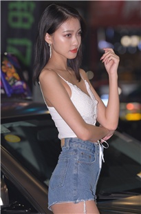 小背心，性感大长腿热裤女模MJ2263[1.28G]