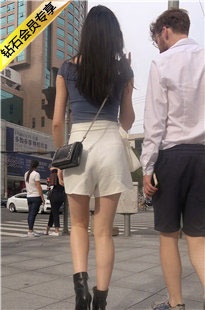 4K-极品白短裤街拍美女DJ229[1.51G]