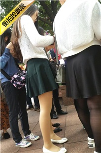 街拍绿色短裙肉色SW漂亮美shaofu[920M/MP4]