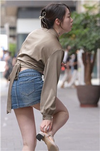 牛仔短裙美女3A7199[2.55G]