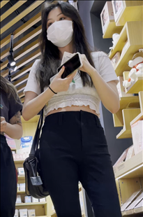 极品宽屯紧身西裤小姐姐KL038[866M]