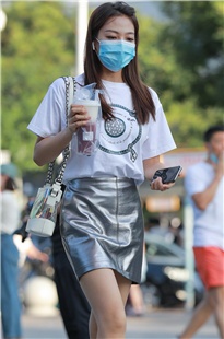 银色短裙长腿妹妹3A2090[749M]