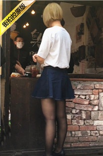 漂亮美女牛仔公主裙黑色SW[351M/MOV]