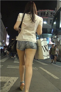 勒沟包臀牛仔热裤[605M/MP4]