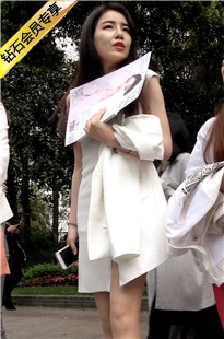 4K-性感包屯裙长腿街拍高跟美女DJ551[2.3G]