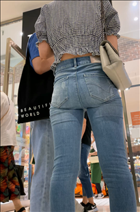 两个牛仔小姐姐松紧搭配KL029[958M]