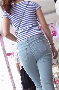 七分牛仔裤极品妹子[269M/MTS]