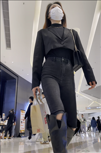 长靴黑紧气质美女KL039[1.14G]