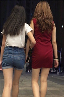 风sao高跟超短红色连衣裙MM[377M/MP4]