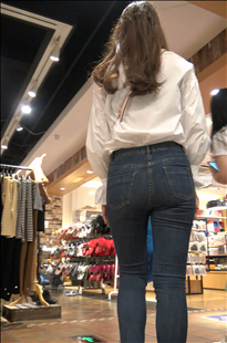 刁钻角度跟踪丰屯牛仔美女KL022[1.16G]