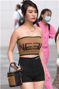 抹胸勒紧热裤美女3A5375[1.93G]