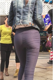 【JACK最新原创作品】清秀的紧身蓝裤MM [429M/MP4]