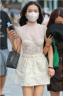 白色蕾丝裙3A2213[1G]