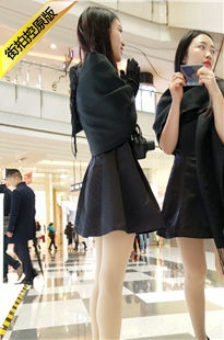 4K-黑色短裙肉丝长腿礼仪美女[1.92G/MP4]