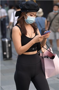 黑色紧身裤美女3A4640[1.81G]