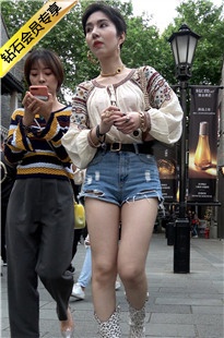 4K-街拍热裤长腿长靴美女DJ463[1.44G]