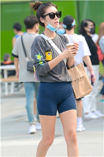 蓝色紧身短裤MJ2014[1.44G]