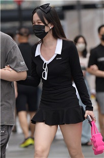 美腿修长迷人裙装穿搭3A7896[2.51G]